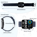 1.95-inch Smart watch Fitness Tracker With Multiple Exercise Modes