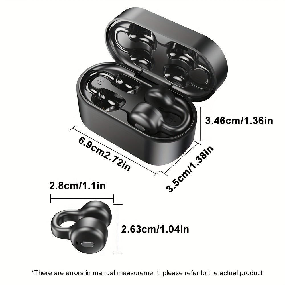 Wireless Open-back Headphones, Bluetooth Clip-on Earbuds, Sports Headphones, Ultra-lono Battery Life, Unisex, Suitable For Everyday Wear, Christmas Gift, Birthday Gift.