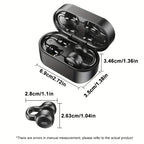 Wireless Open-back Headphones, Bluetooth Clip-on Earbuds, Sports Headphones, Ultra-lono Battery Life, Unisex, Suitable For Everyday Wear, Christmas Gift, Birthday Gift.