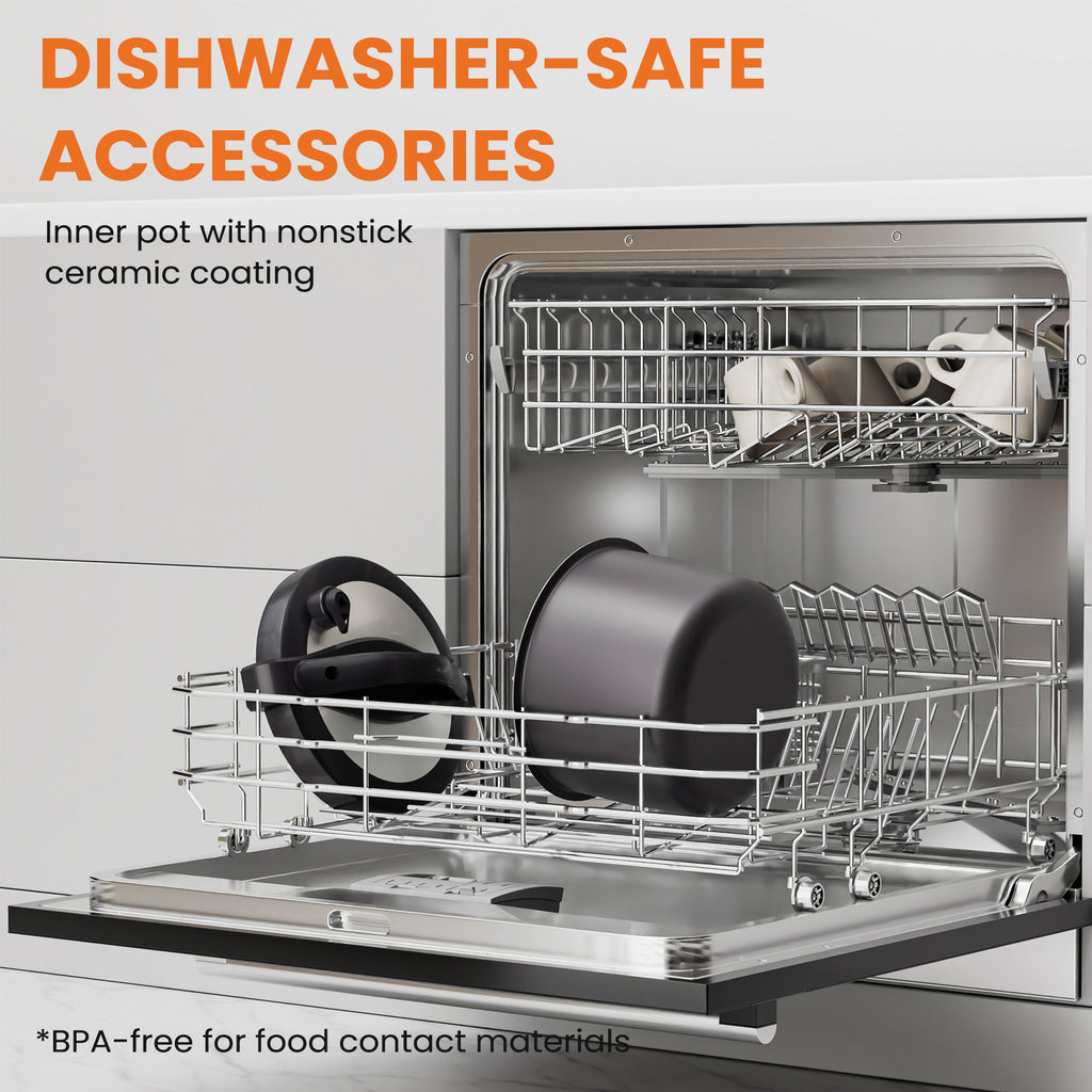 9 In 1 Electric Pressure Cooker, Warmer & Sterilizer, Saute, Slow Cooker, Rice Cooker, Multi-Functional Smart Pot