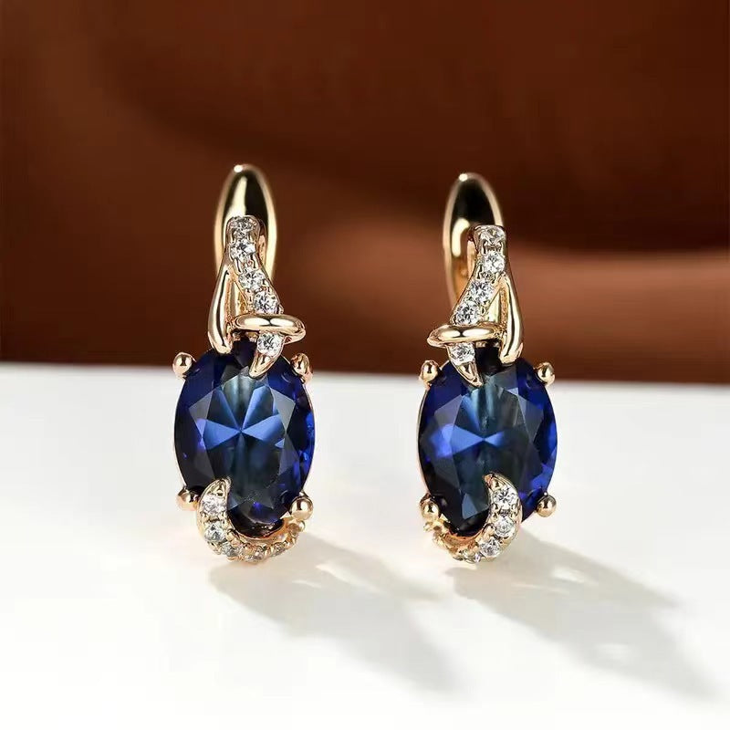 Hot Sale Ear drops Finely Inlaid Stud Earrings