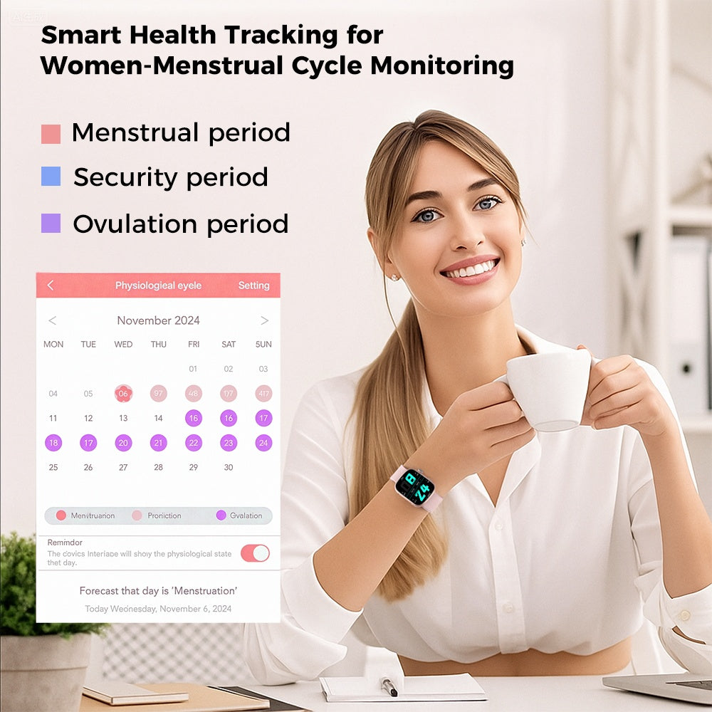 1.95-inch Smart watch Fitness Tracker With Multiple Exercise Modes