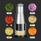 Garlic Crusher Onion Chopper Multiplexer Vegetables Chopper Manual Garlic Press Machine Garlic Squeezer Kitchen Gadget