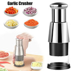 Garlic Crusher Onion Chopper Multiplexer Vegetables Chopper Manual Garlic Press Machine Garlic Squeezer Kitchen Gadget