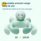 MiniJones Baby Bath Stand Suction Cup Wall-Mounted Adjustable Width Portable Standing Shower Holder