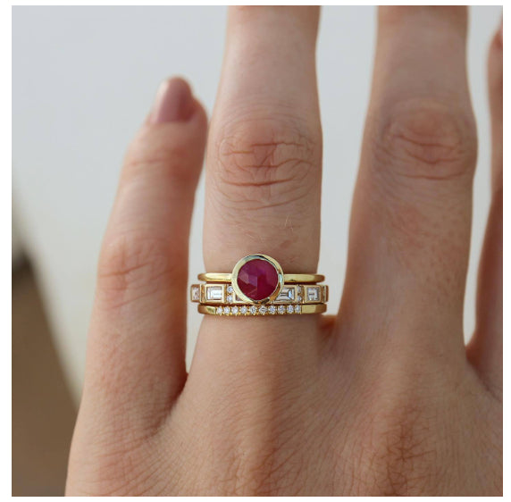 Stylish And Simple Personality Women's Ring