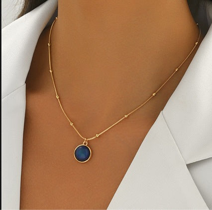 Trendy Instagram-worthy Clavicle Chain With A Fade-resistant Design